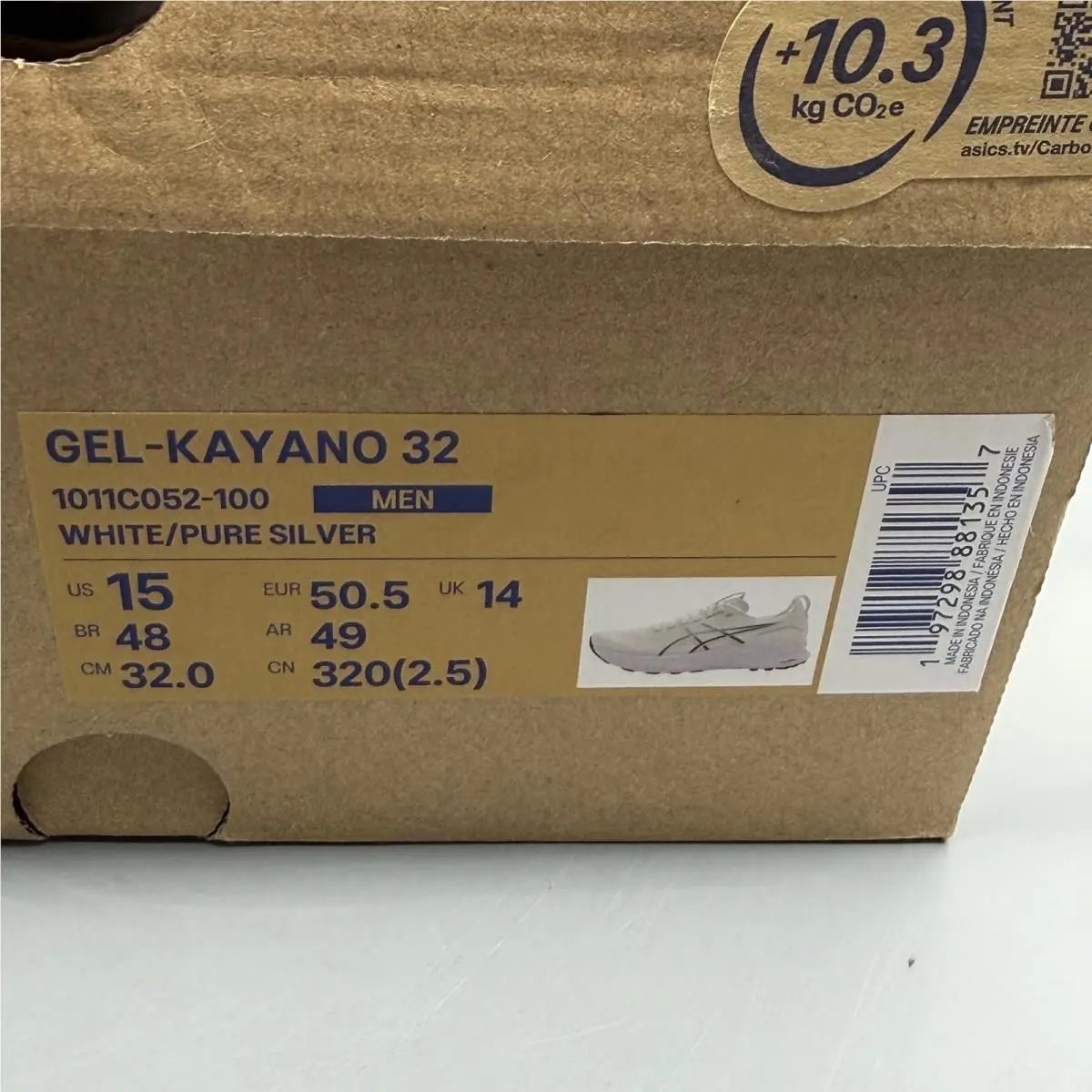 Asics shoes - ASICS Gel Kayano 32 - Gel Kayano - 1011C054 - White (UPC: 0197298881357) 12