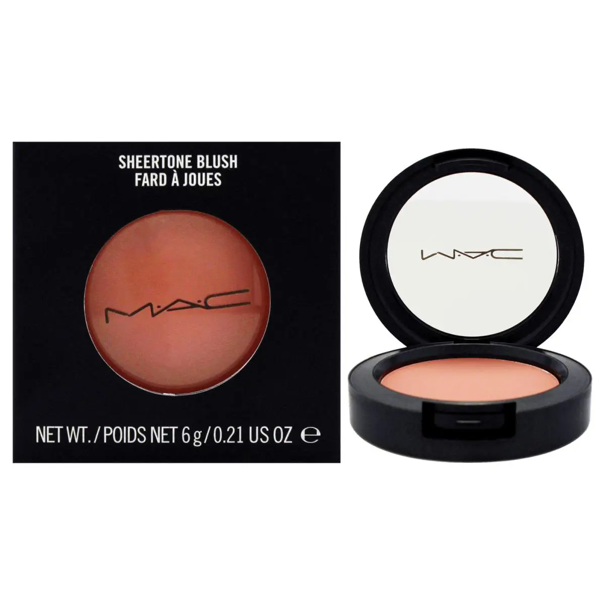 2 Pack Sheertone Blush - B13 Peaches by Mac For Women - 0.21 oz Blush