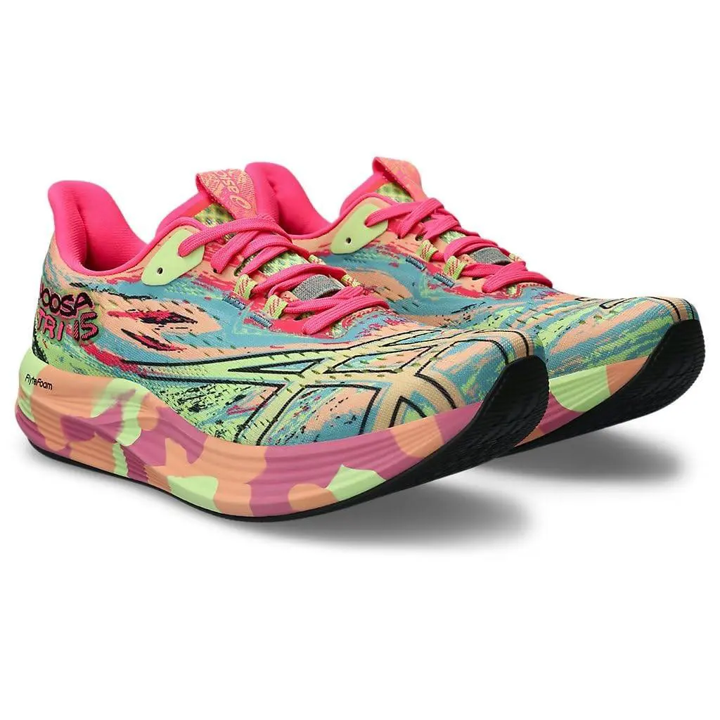 Size 9 - Asics Women`s Noosa Tri 15 Running Shoes Summer Dune/lime Green - Summer Dune/Lime Green