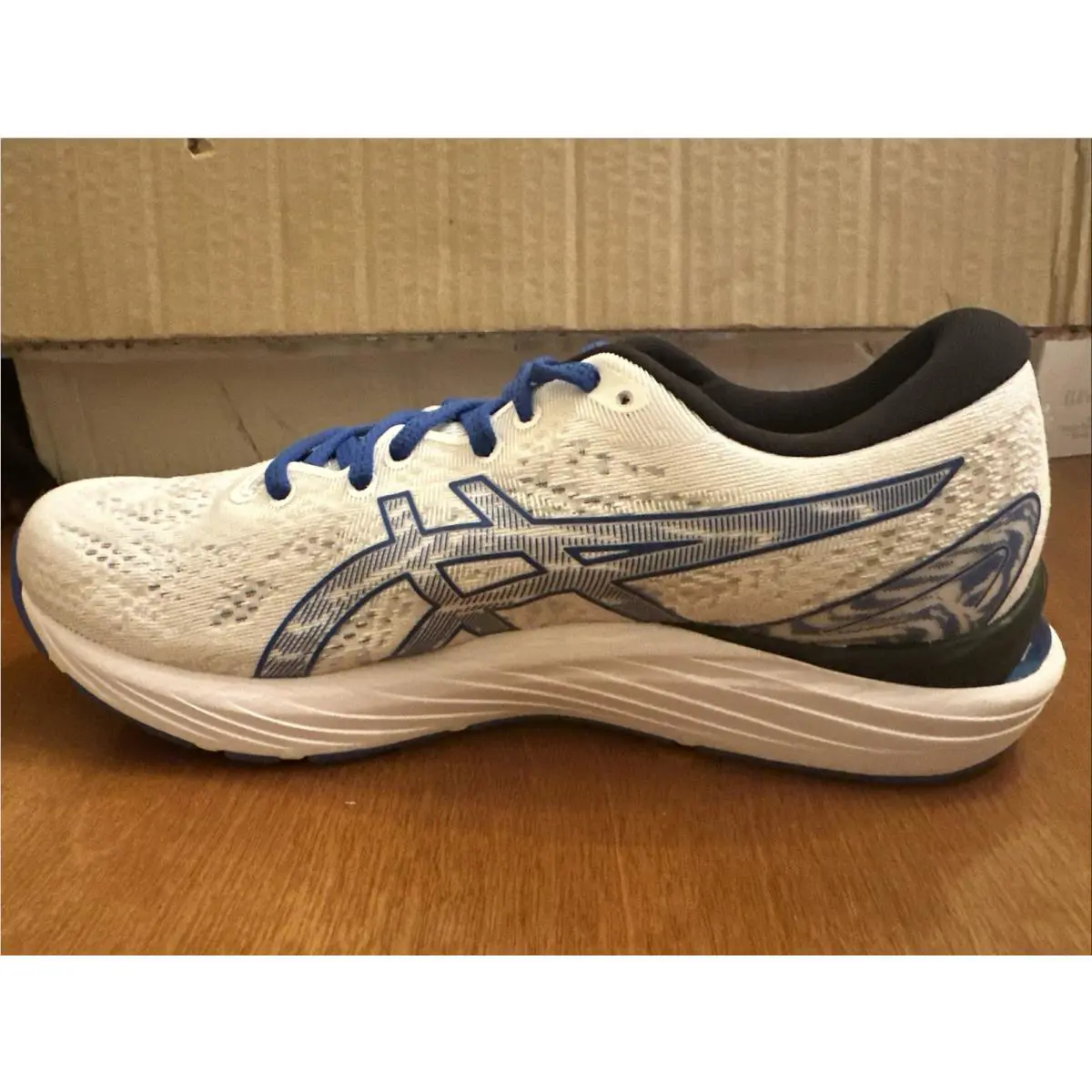 Asics shoes - ASICS GEL-Cumulus 23 - White/Tuna Blue 0