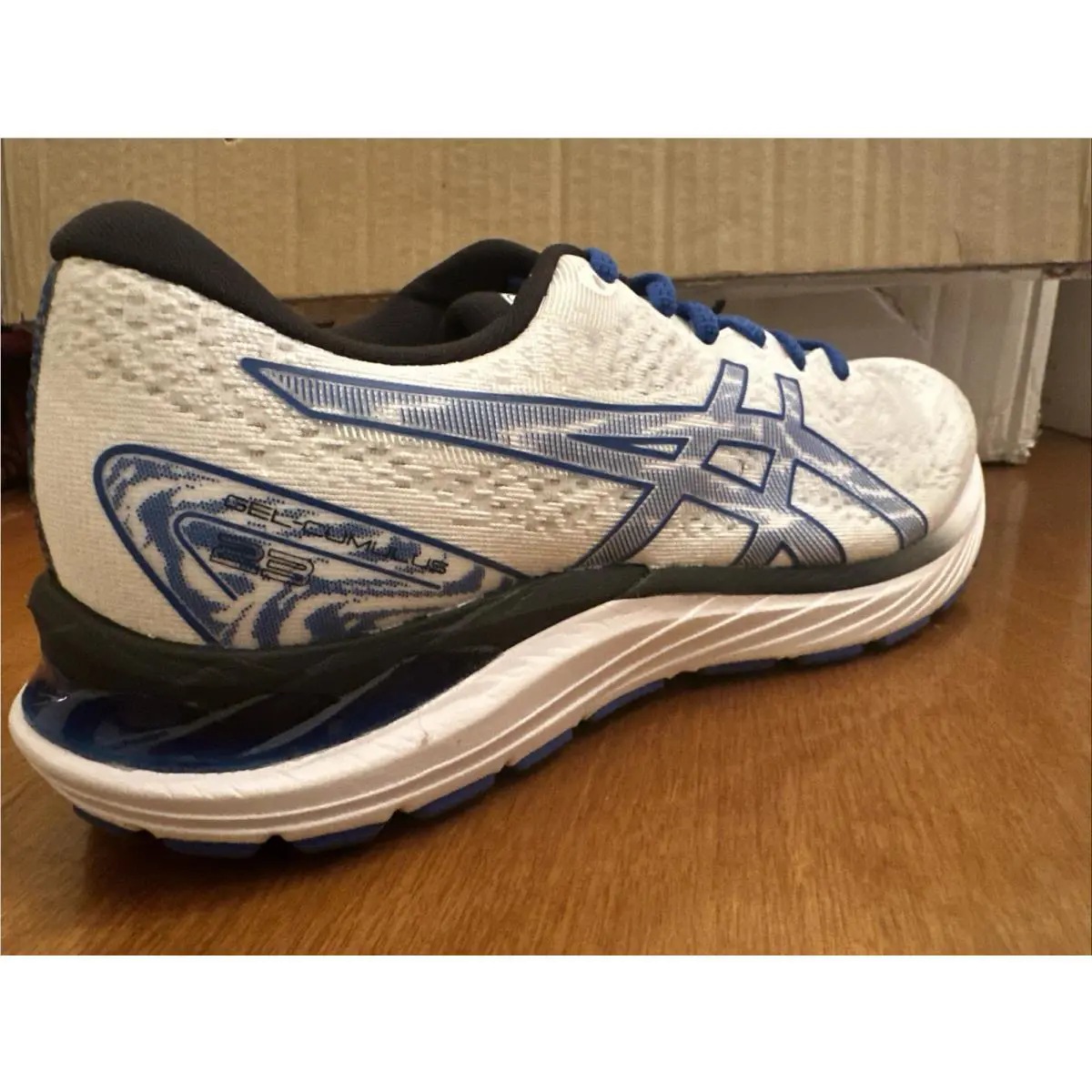 Asics shoes - ASICS GEL-Cumulus 23 - White/Tuna Blue 1