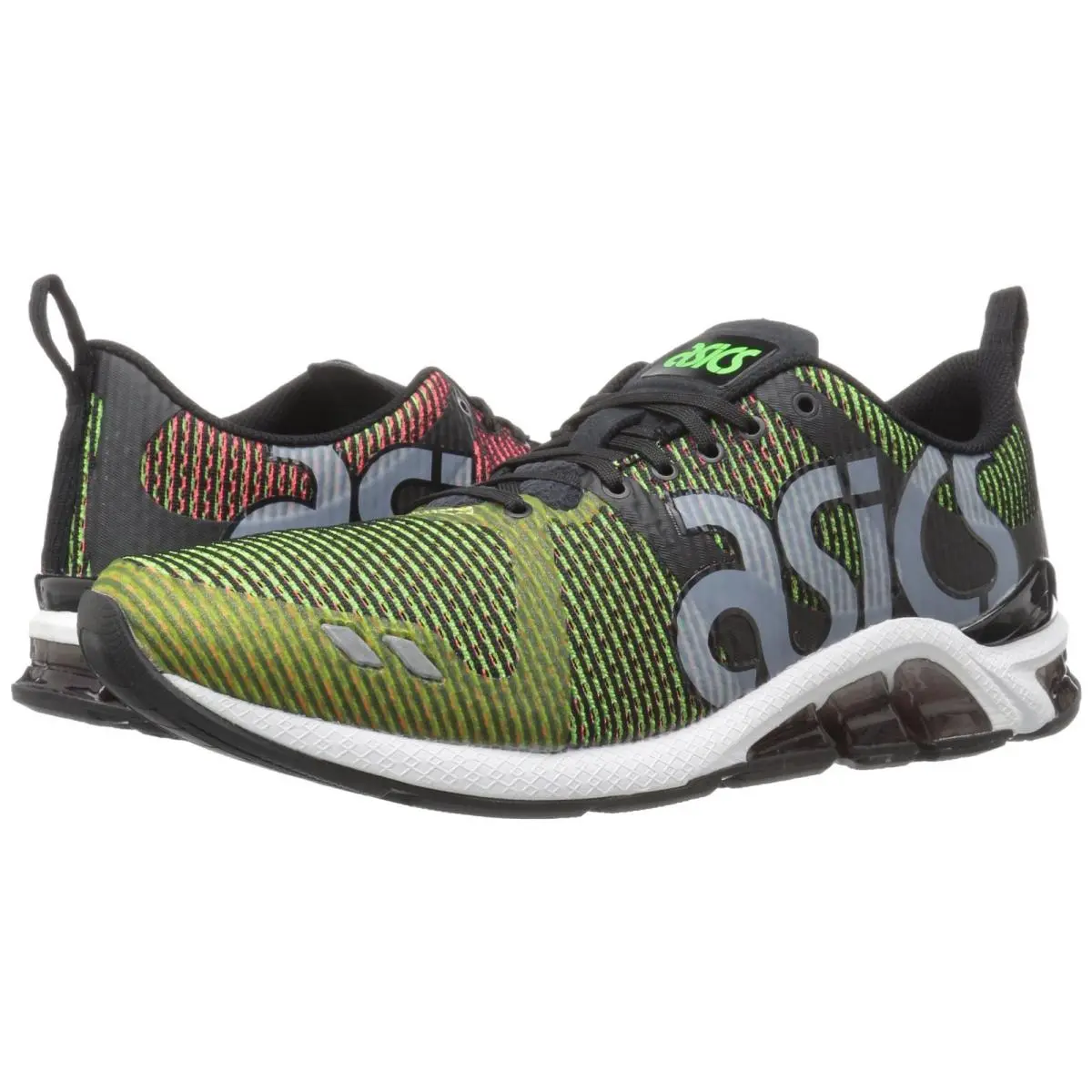 Asics Gel-lyte One Eighty Gecko Green/guava Men`s Running Sneakers Size 9.5