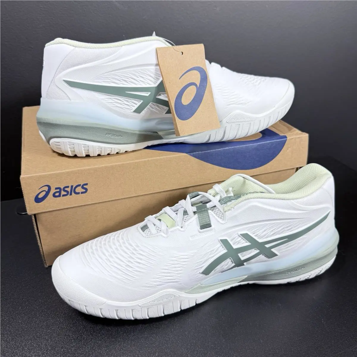 Asics shoes - ASICS Gel-Resolution X - 1042A278-102 - White/Monument Blue (UPC: 197298876070) 2