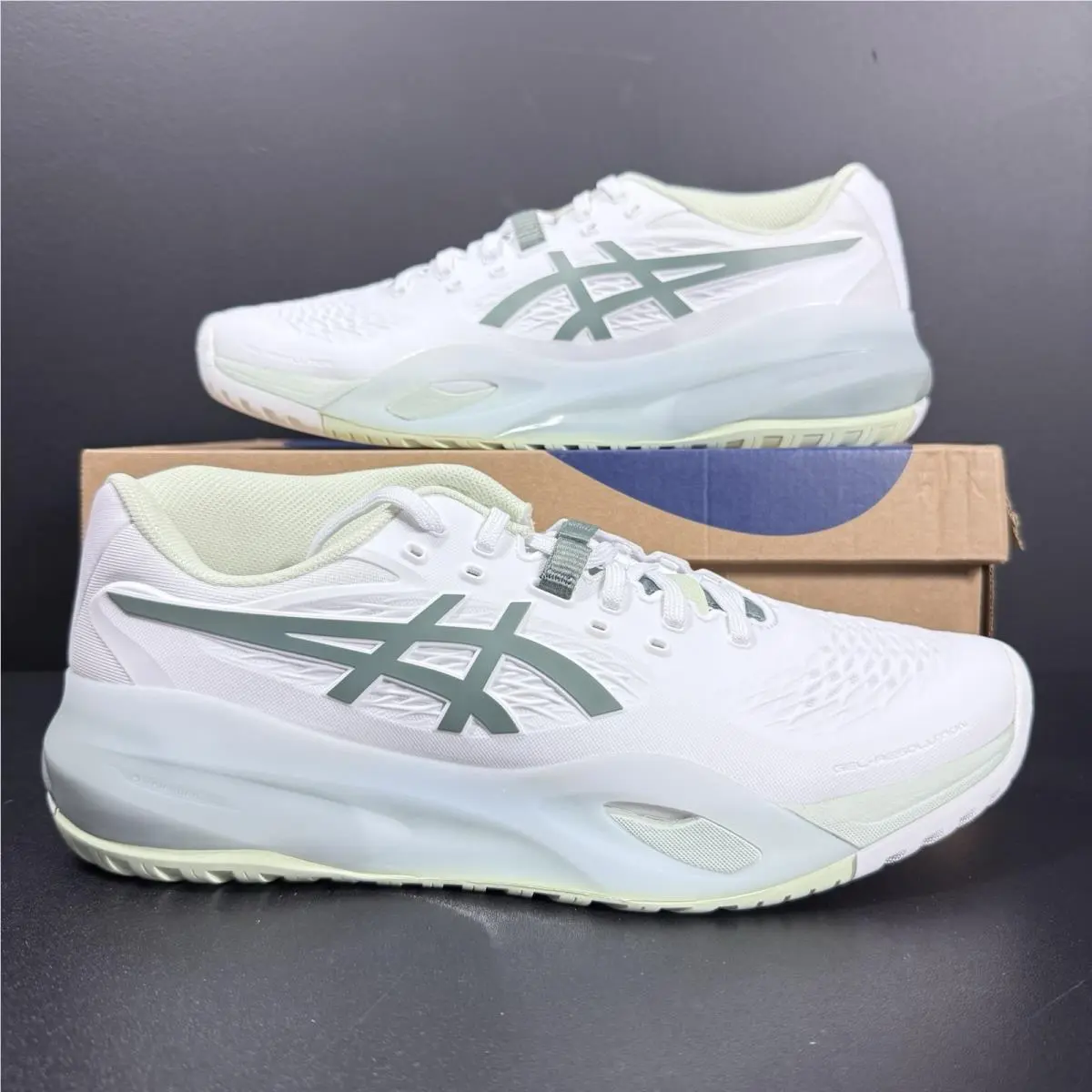 Asics Gel Resolution Tennis Shoes X 1042A278-102 Womens 11.5 Wide Pickleball