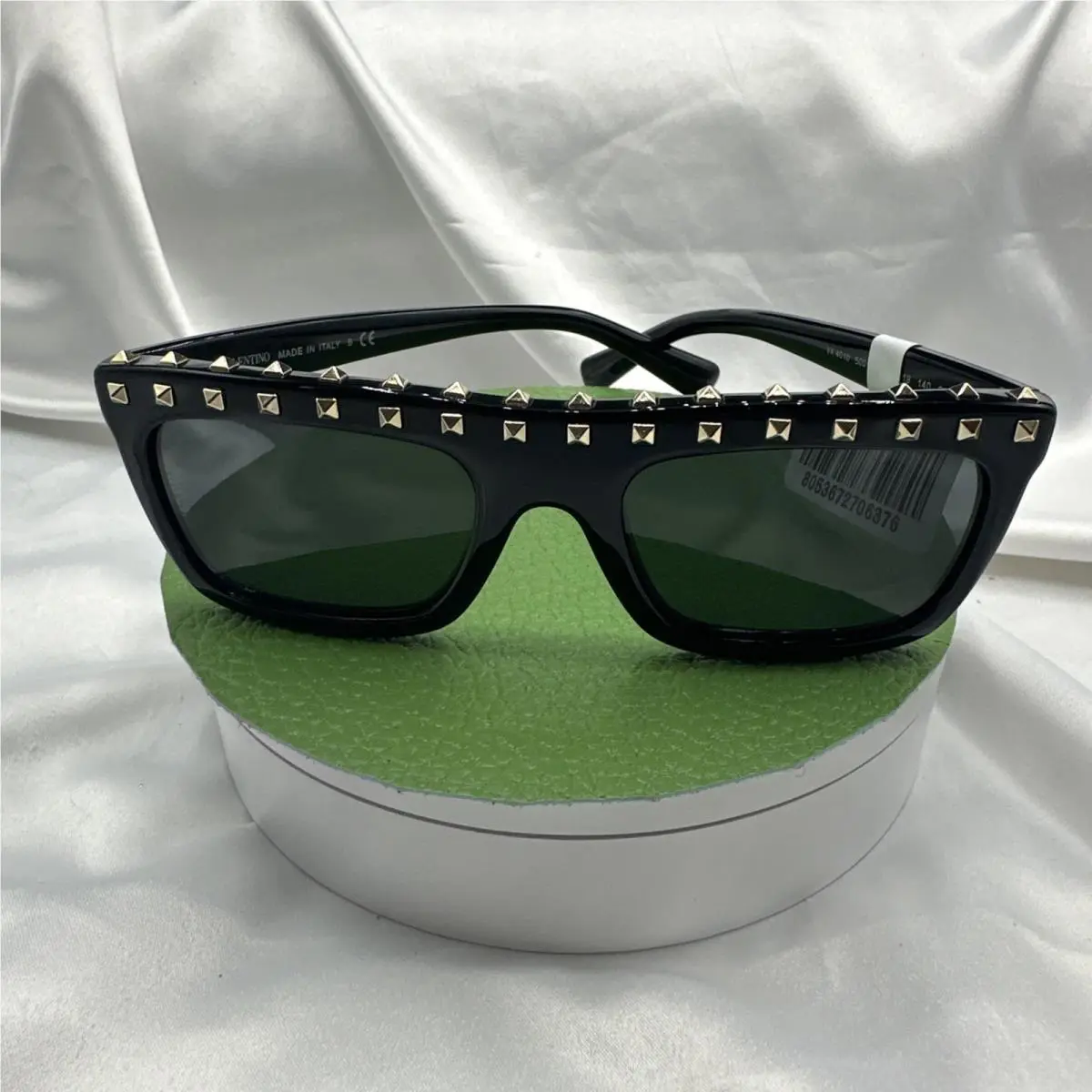Valentino Black/grey /gold Spikes Sunglasses. NO Case. BL2107270. See Pics