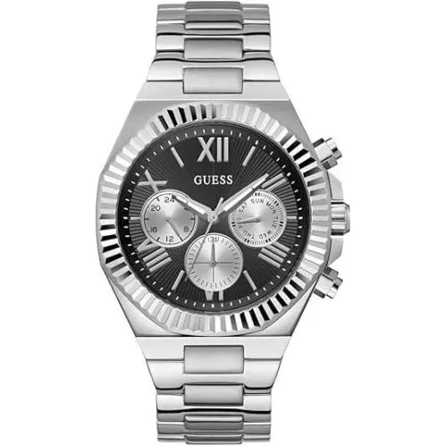 Guess Men`s Multi-function Black Dial Watch - GW0703G1