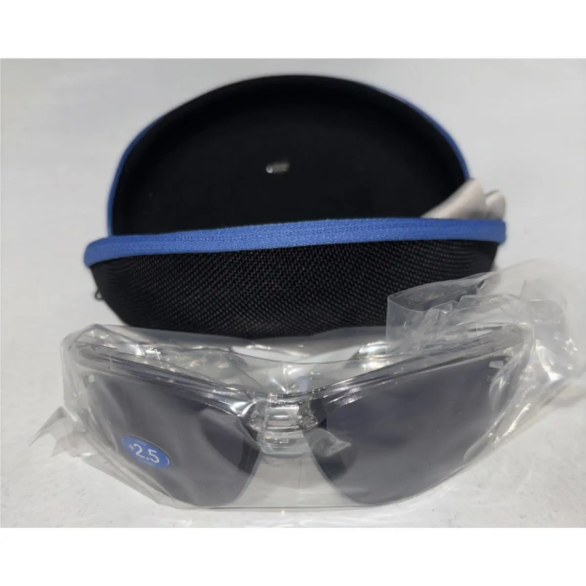 Tifosi Rivet Crystal Gunmetal White Satin Tactical Readers Sunglasses