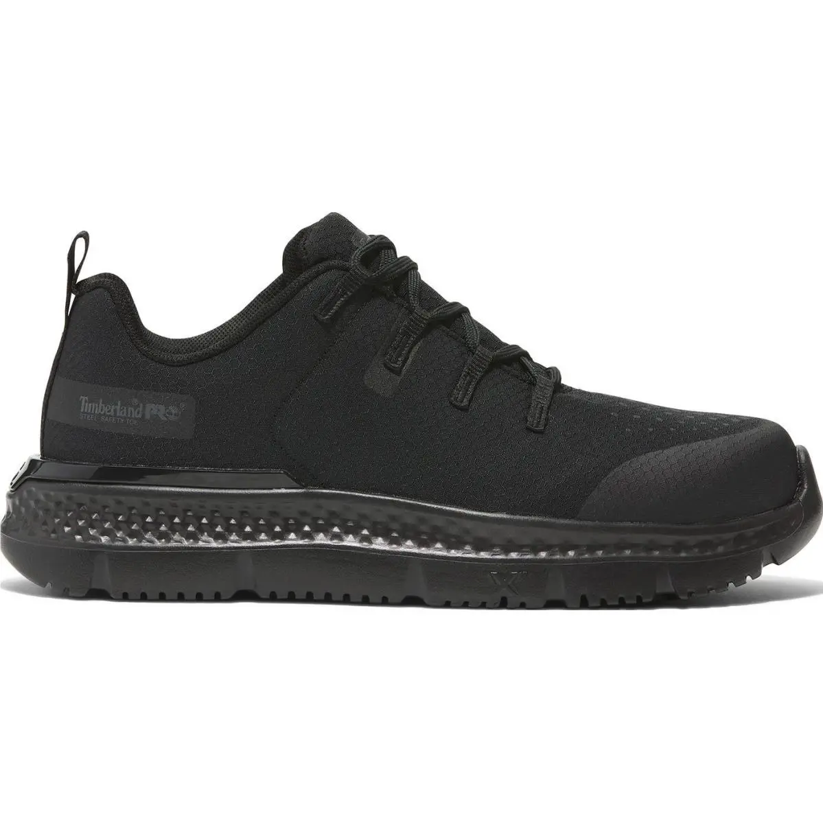 Timberland Pro Intercept Women`s Steel Toe Electrical Hazard Athletic Work Shoe - BLACK BLACK