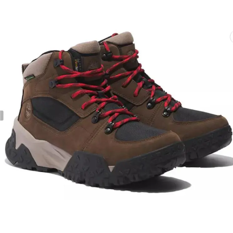 Men Timberland TB0A68Q8 Motion Scramb MD LC Waterproof Brown Boot Size 13