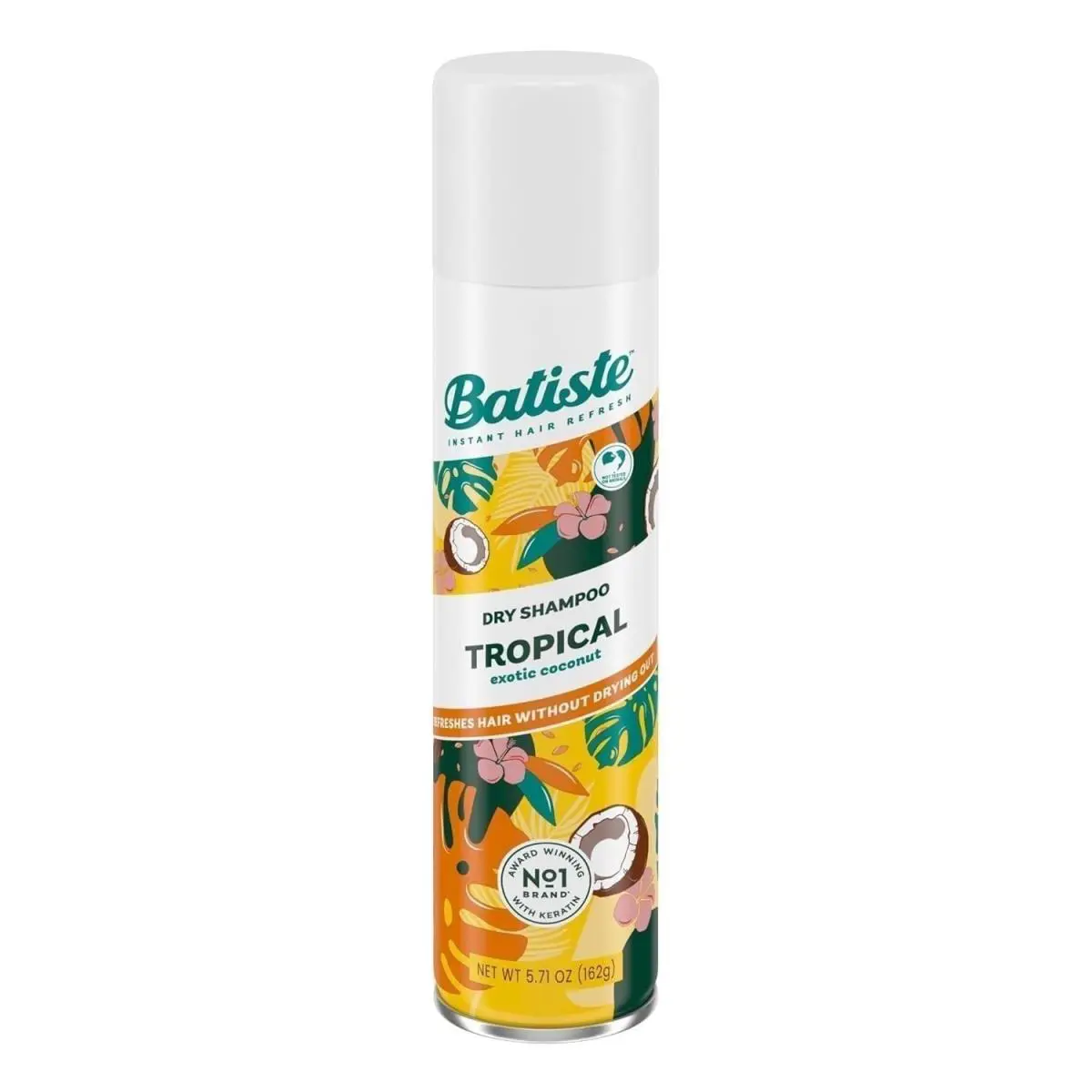 Dry Shampoo Tropical Coconut 200ml 120g 6-Pack Waterless Formula by Batiste