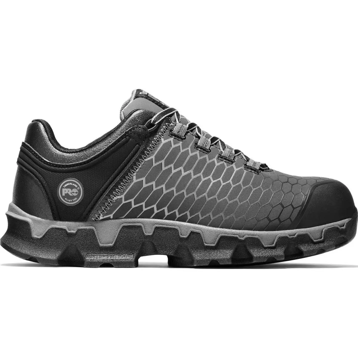 Timberland Pro Powertrain Sport Men`s Alloy Toe Athletic Work Shoe - BLACK