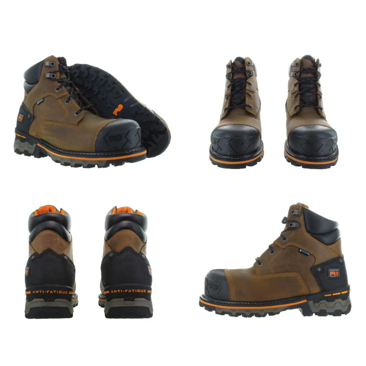 Timberland Pro® Men`s Boondock 6 Com-toe Brown Waterproof Work Boot Size 13