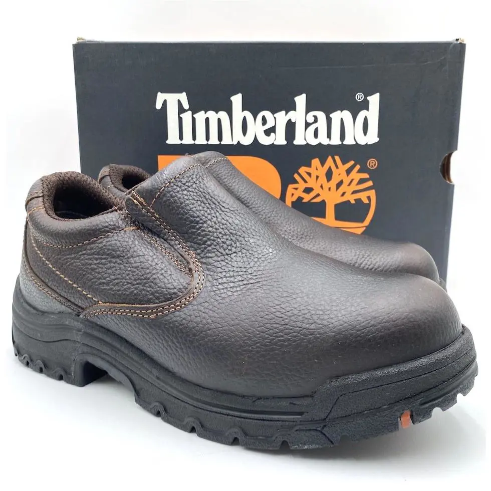 Timberland Titan Men`s Work Shoes Black US Size 8.5 W