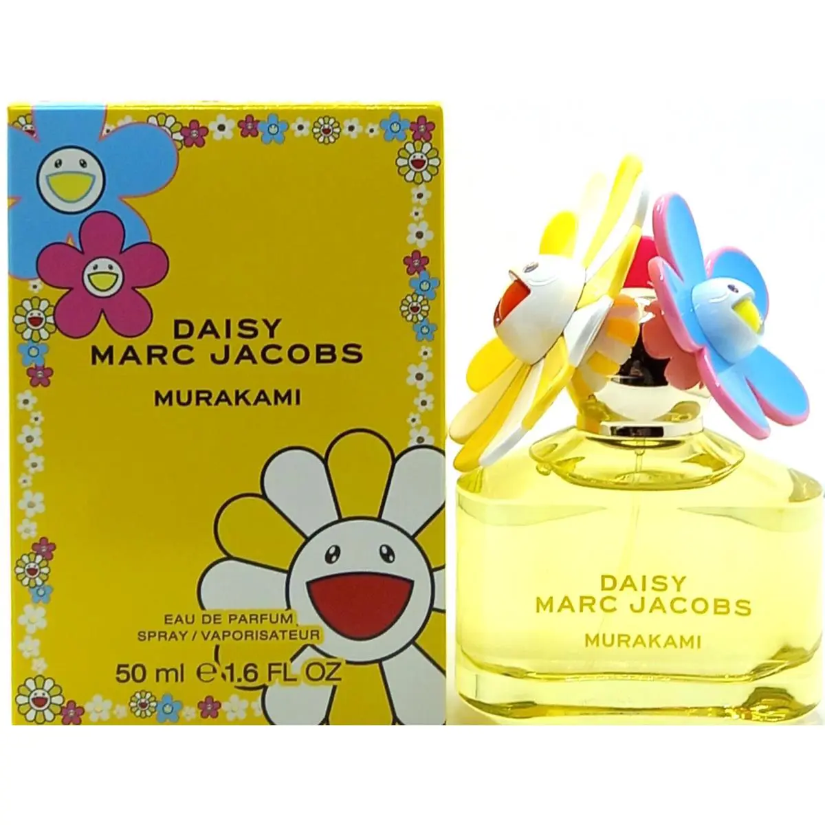 Marc Jacobs Daisy Murakami Yellow Eau DE Parfum Spray For Women 1.6 Oz / 50 ml