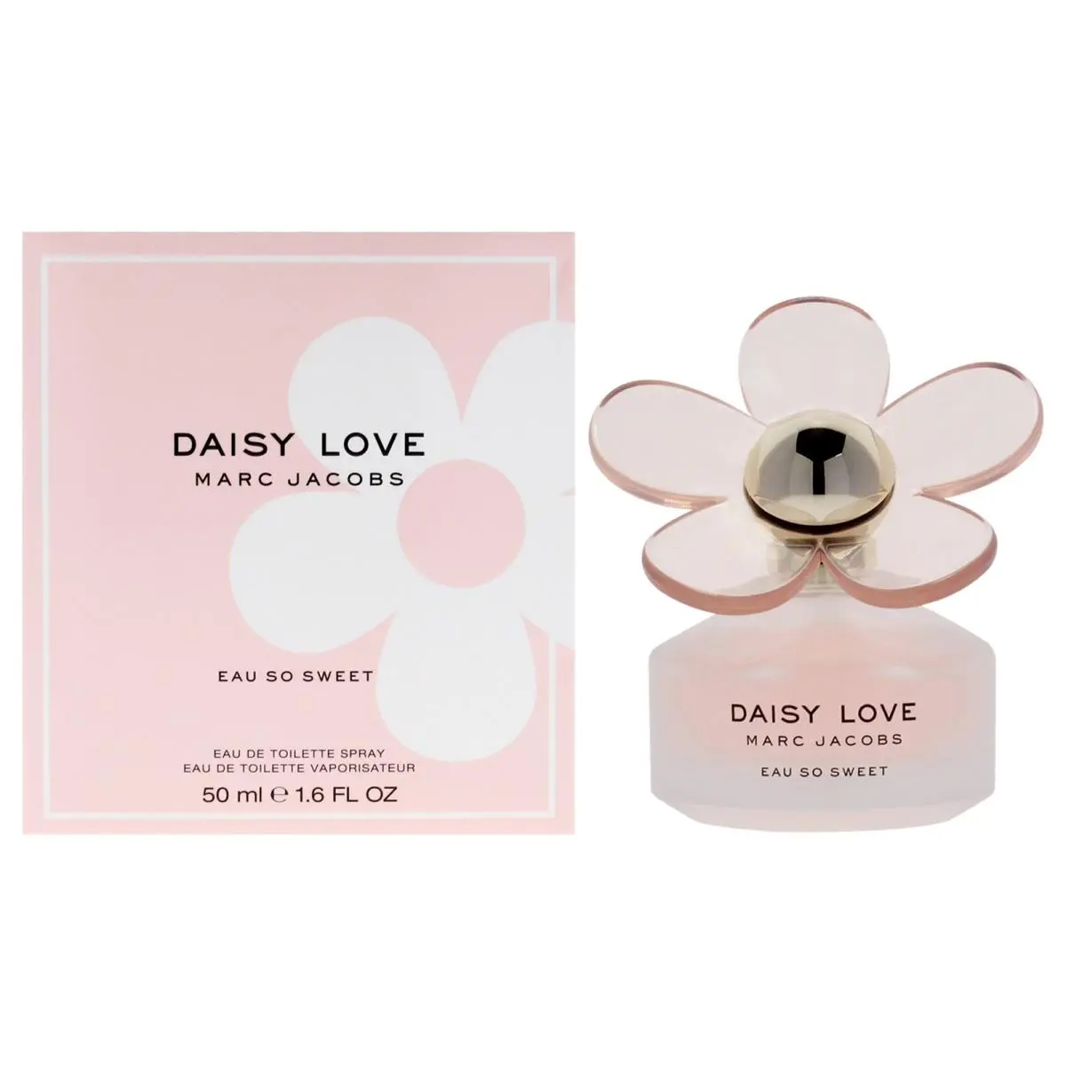 2 Pack Daisy Love Eau So Sweet by Marc Jacobs For Women - 1.6 oz Edt Spray
