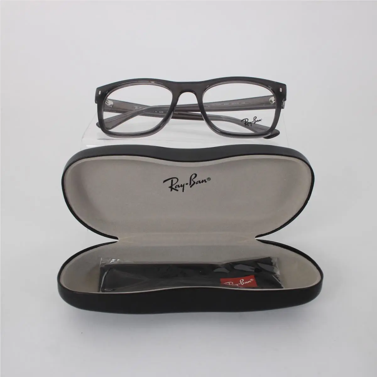 Ray Ban Frames RB 7228F 8257 55 21 145 Black W/ Case Frames