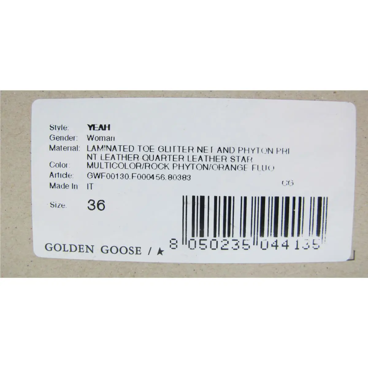 Golden Goose shoes - Yeah - Yeah - Multicolor (UPC: 8050235044135) 14
