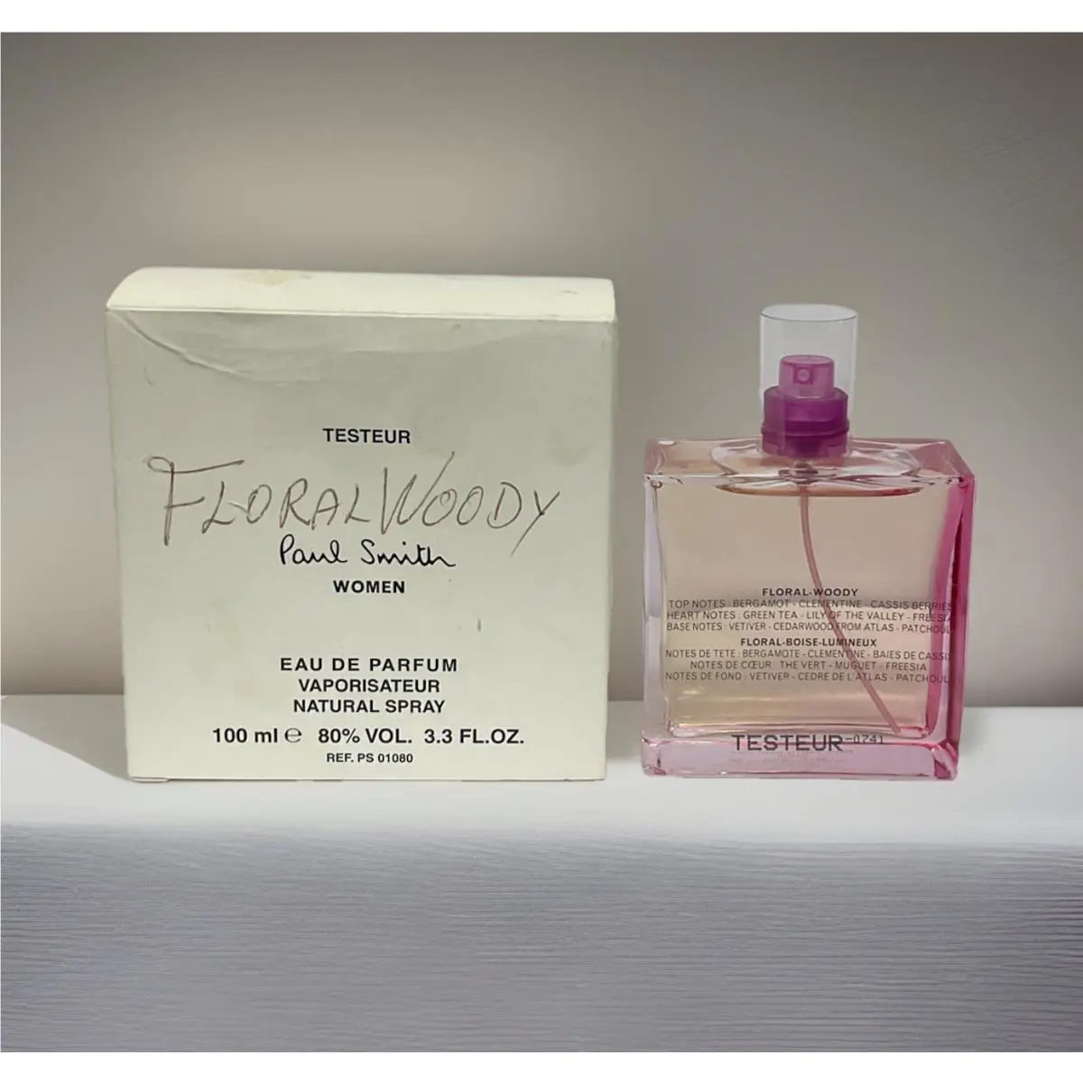 Testeur Floral-woody Paul Smith Women Eau De Parfum Vaporisateur 100ml 3.3Oz