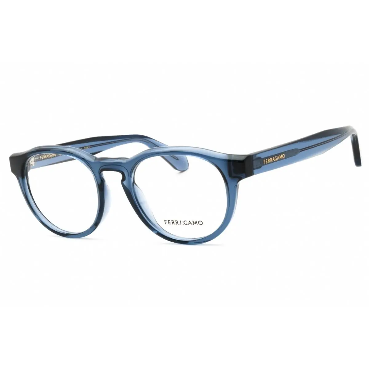 Salvatore Ferragamo SF2987E-450-50 Eyeglasses Frame Size 50mm 19mm 145mm Blue Un