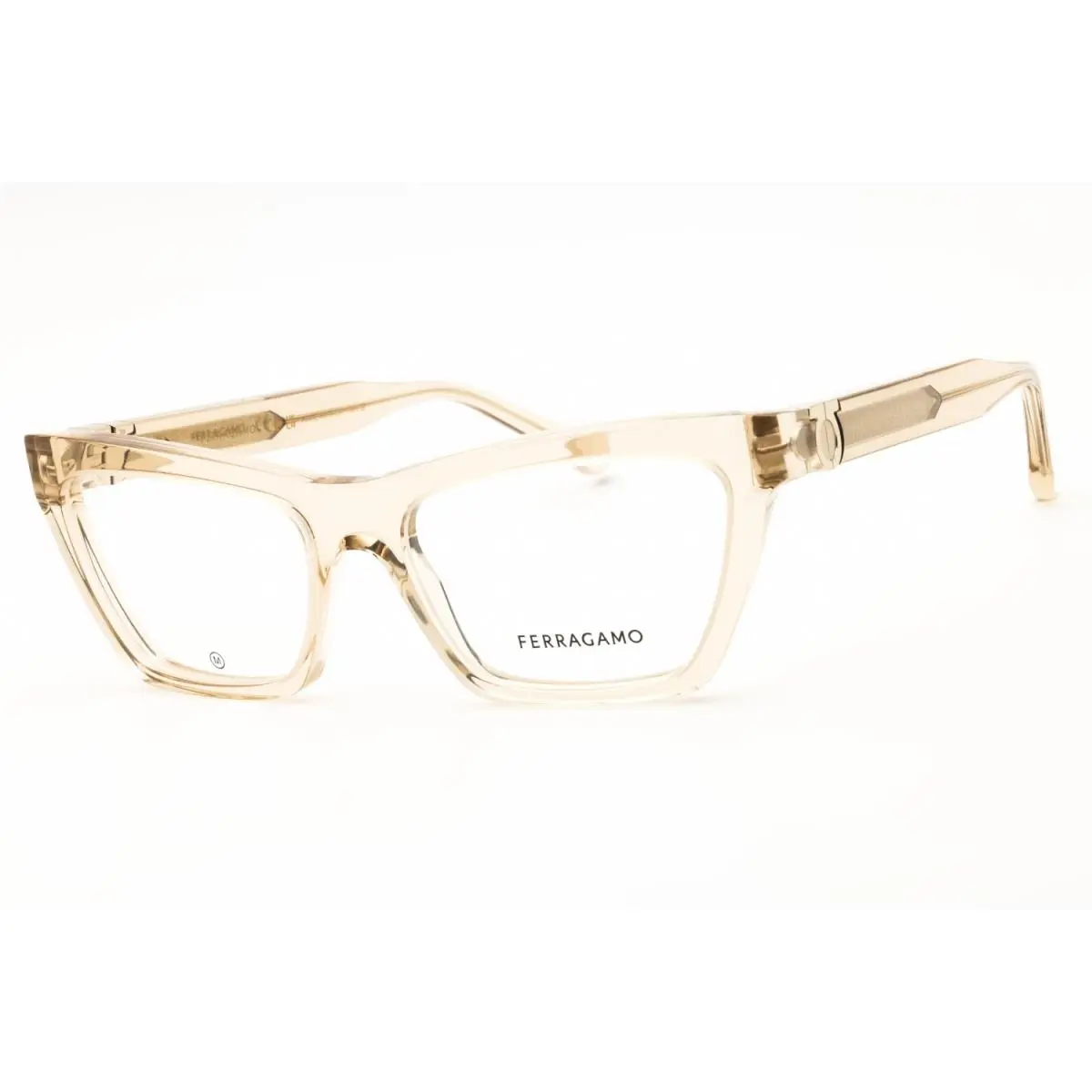 Salvatore Ferragamo SF3021-259-54 Eyeglasses Frame Size 54mm 16mm 140mm Beige Wo
