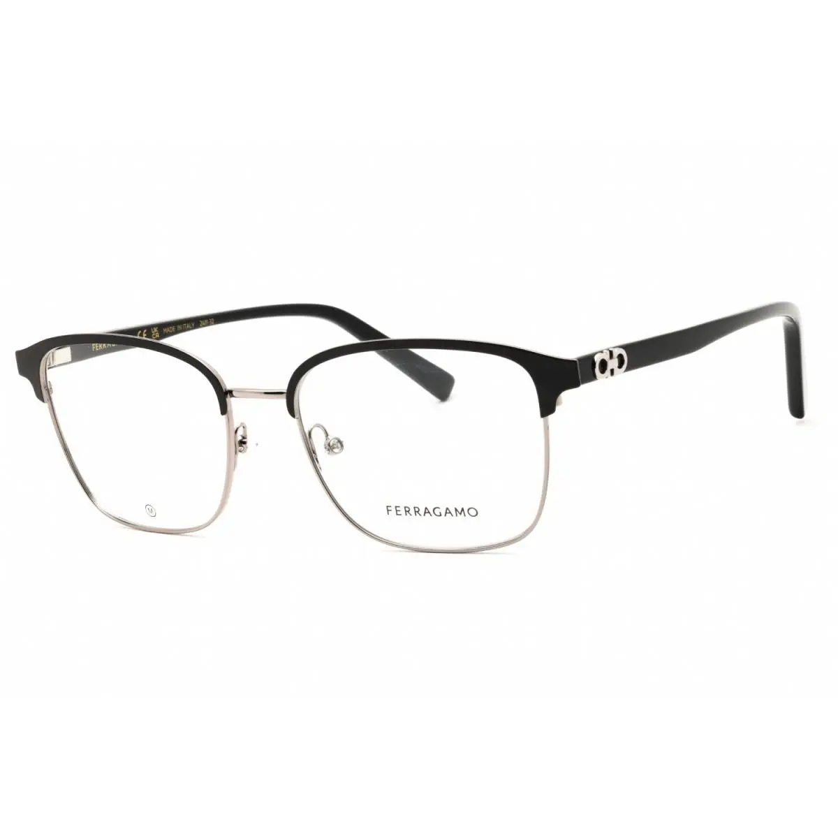 SF2225-038-53 Eyeglasses Frame Size 53mm 18mm 150mm Rutheniu by Salvatore Ferragamo