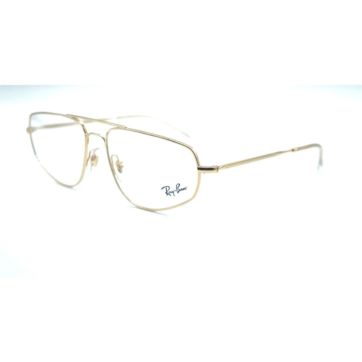 Ray-ban RB 6455 2500 Gold Frame Eyeglasses 57-16-140 Men`s