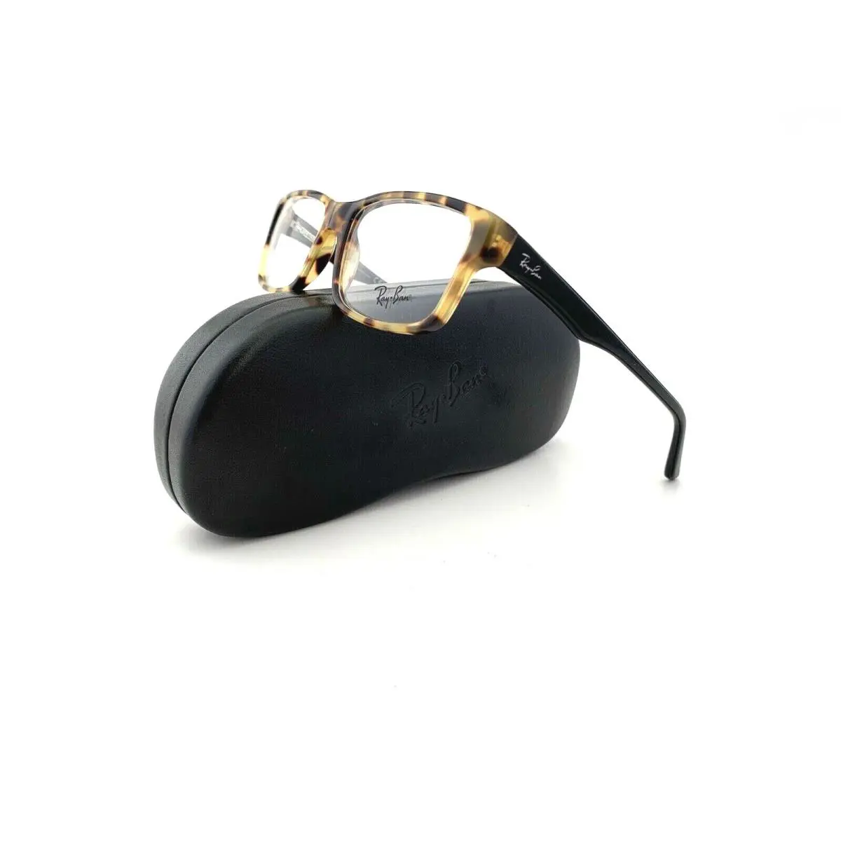 Ray-ban Frames Black Tortoise Acetate Unisex Eyeglasses RB 5245 5608 54 17
