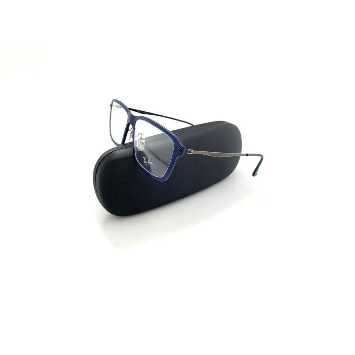Ray Ban Frames Lightray Mens Navy Blue RB7038 5451 53 16 135 RX Eyeglasses