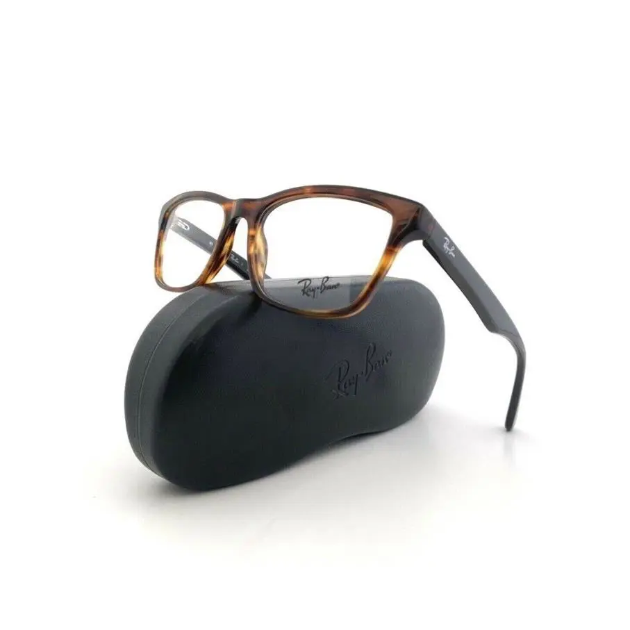 Ray-ban Eyeglasses Tortoise Gray Acetate Unisex RB 5279 5691 53 18 145