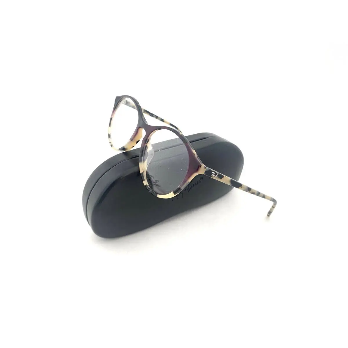 Ray-ban Frames Violet Leopard Acetate Unisex RB5371F 5869 53 18 140 Unisex