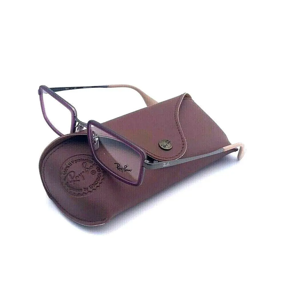 Ray Ban Frames Unisex Eyeglasses Matte Rubber Burgundy RB6337 2857 51 18 140