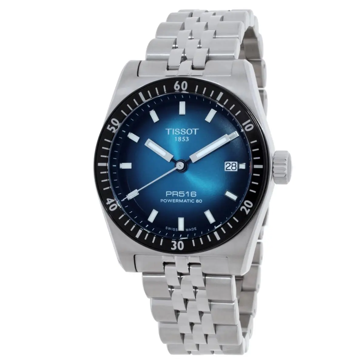 Tissot PR516 Automatic Blue Gradient Dial Men`s Watch T1494071104100