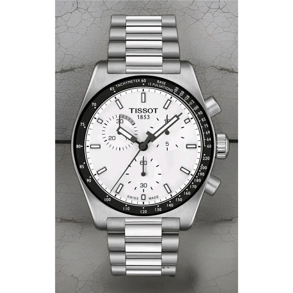Tissot Prs 516 Men`s Quartz Chronograph Tachymeter White Dial T149.417.11.011.00