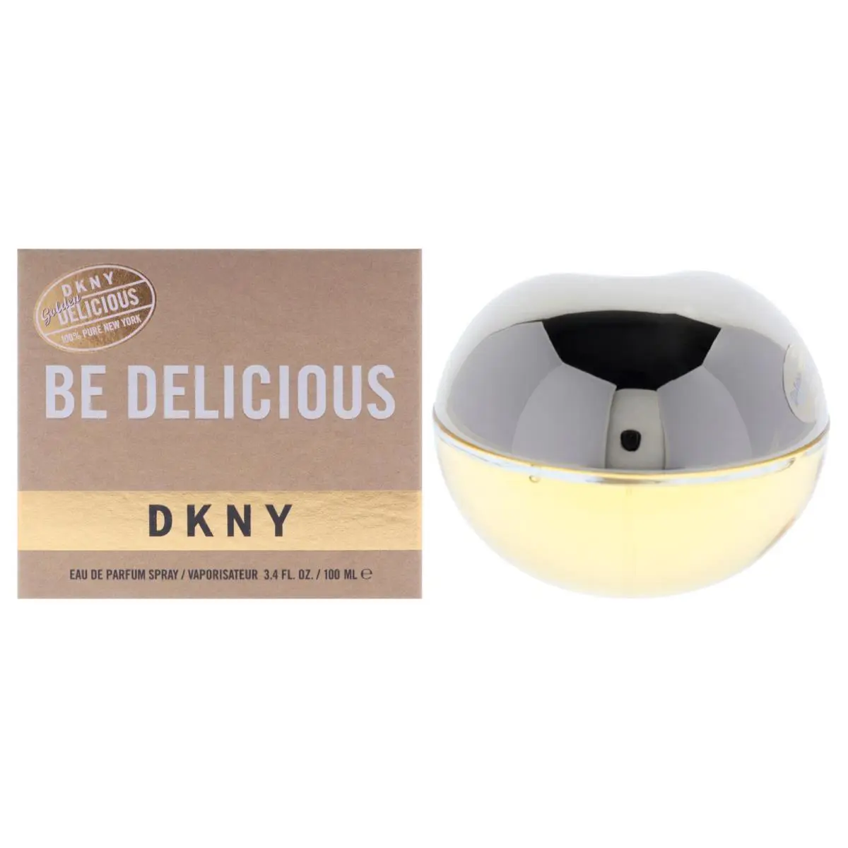 2 Pack Golden Delicious by Donna Karan For Women - 3.4 oz Edp Spray