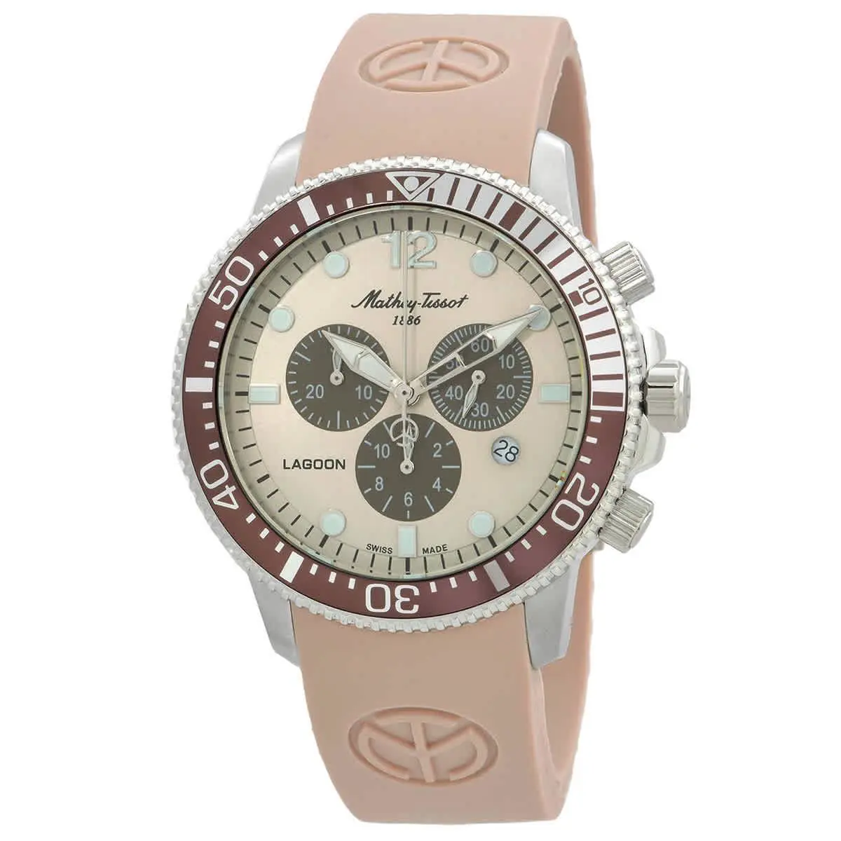 Mathey-tissot Lagoon Chronograph Beige Dial Unisex Watch H123CHLBM