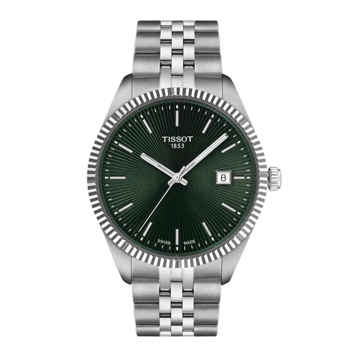 Tissot Ballade Green Dial Stainless Steel Men`s Watch T1564101109100