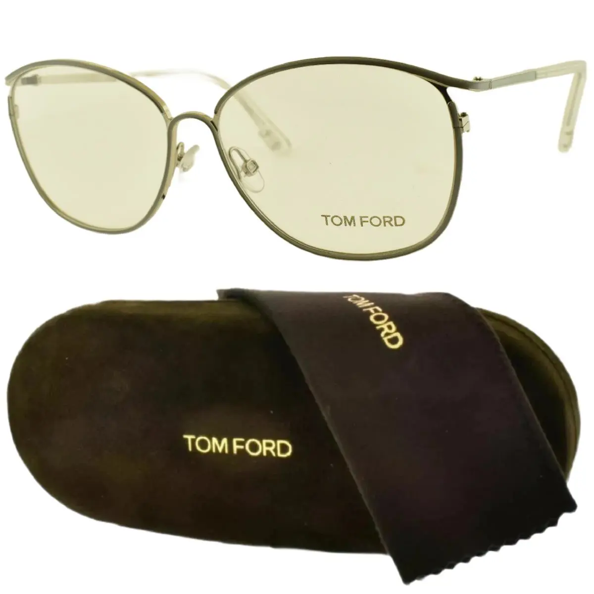 Tom Ford TF5192 016 54-15-135 Silver Square Full Rim Womens Optical Frame