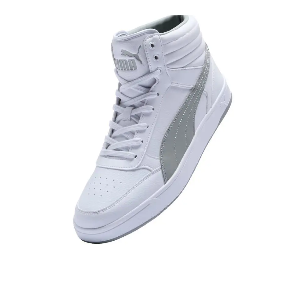 Puma shoes - PUMA Dribble Mid Lace Up - 40098004 - White 4