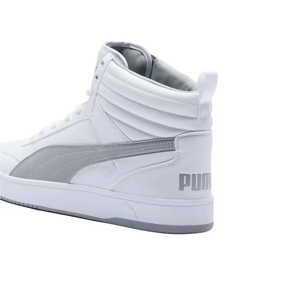 Puma shoes - PUMA Dribble Mid Lace Up - 40098004 - White 5