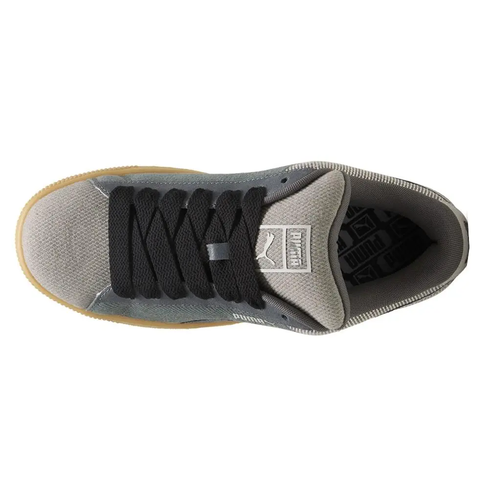 Puma shoes - PUMA Suede Xl Denim Lace Up - 39839702 - Grey 8