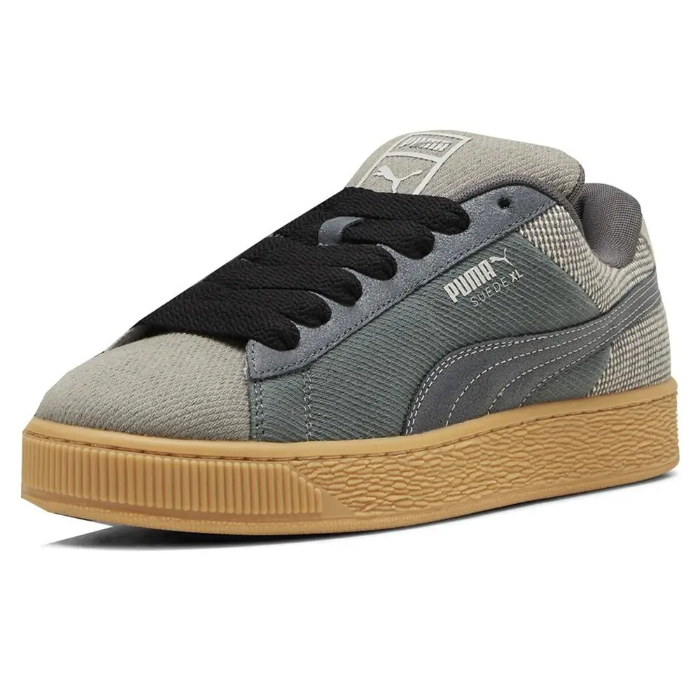 Puma shoes - PUMA Suede Xl Denim Lace Up - 39839702 - Grey 6