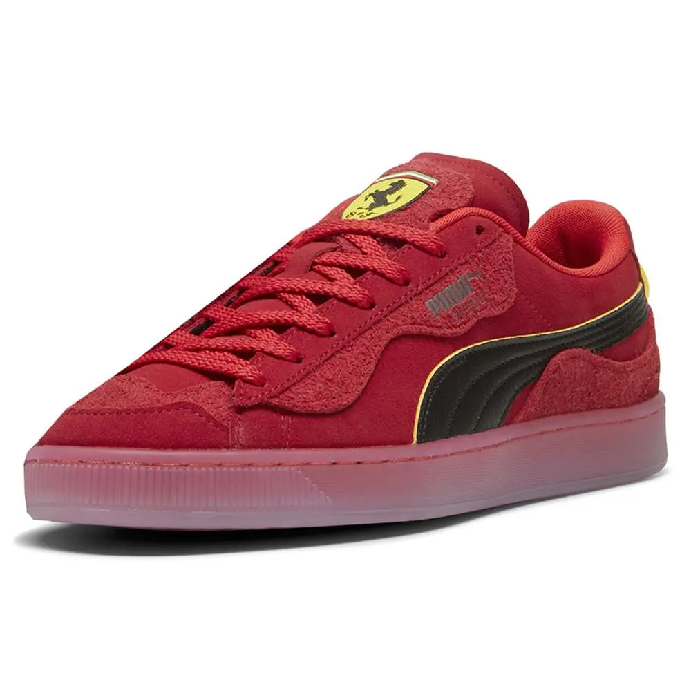 Puma shoes - PUMA Scuderia Ferrari Suede Trippy Lace Up - 30849203 - Red 0