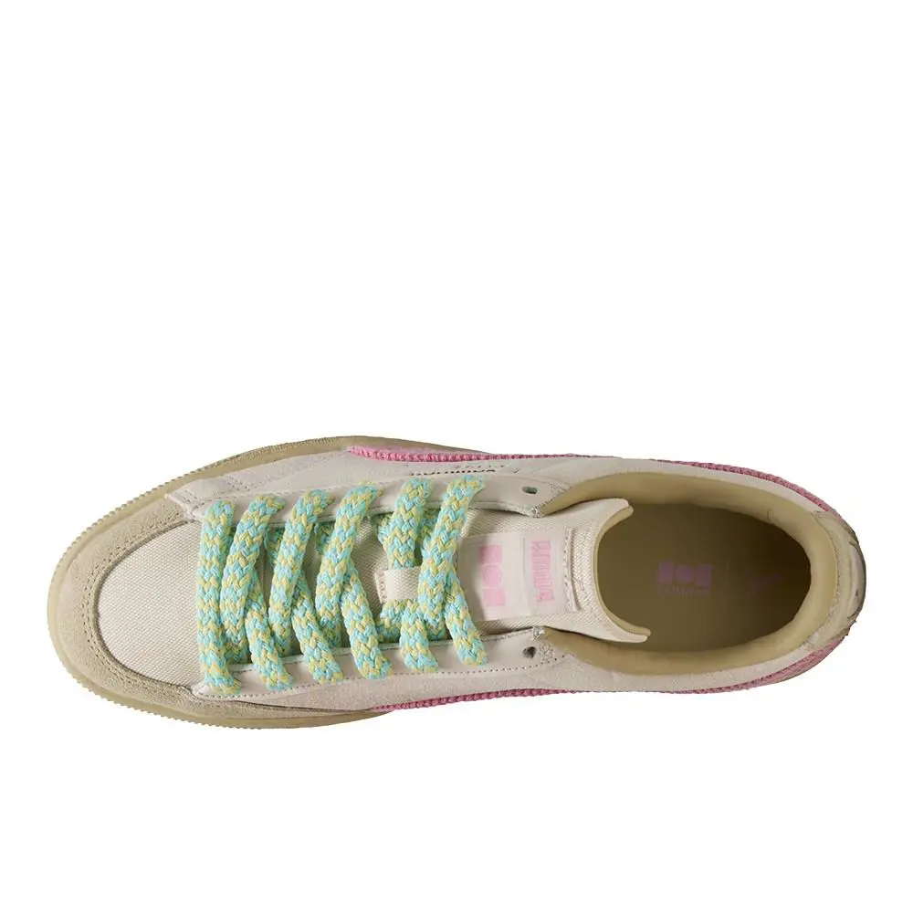 Puma shoes - PUMA Nahmias Suede Crochet Lace Up - 40702701 - Pink 2