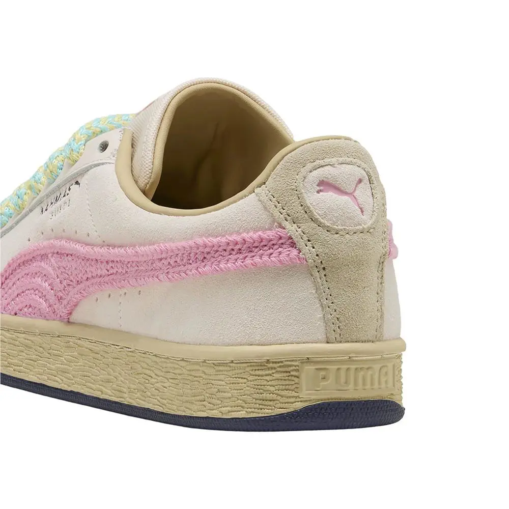 Puma shoes - PUMA Nahmias Suede Crochet Lace Up - 40702701 - Pink 5