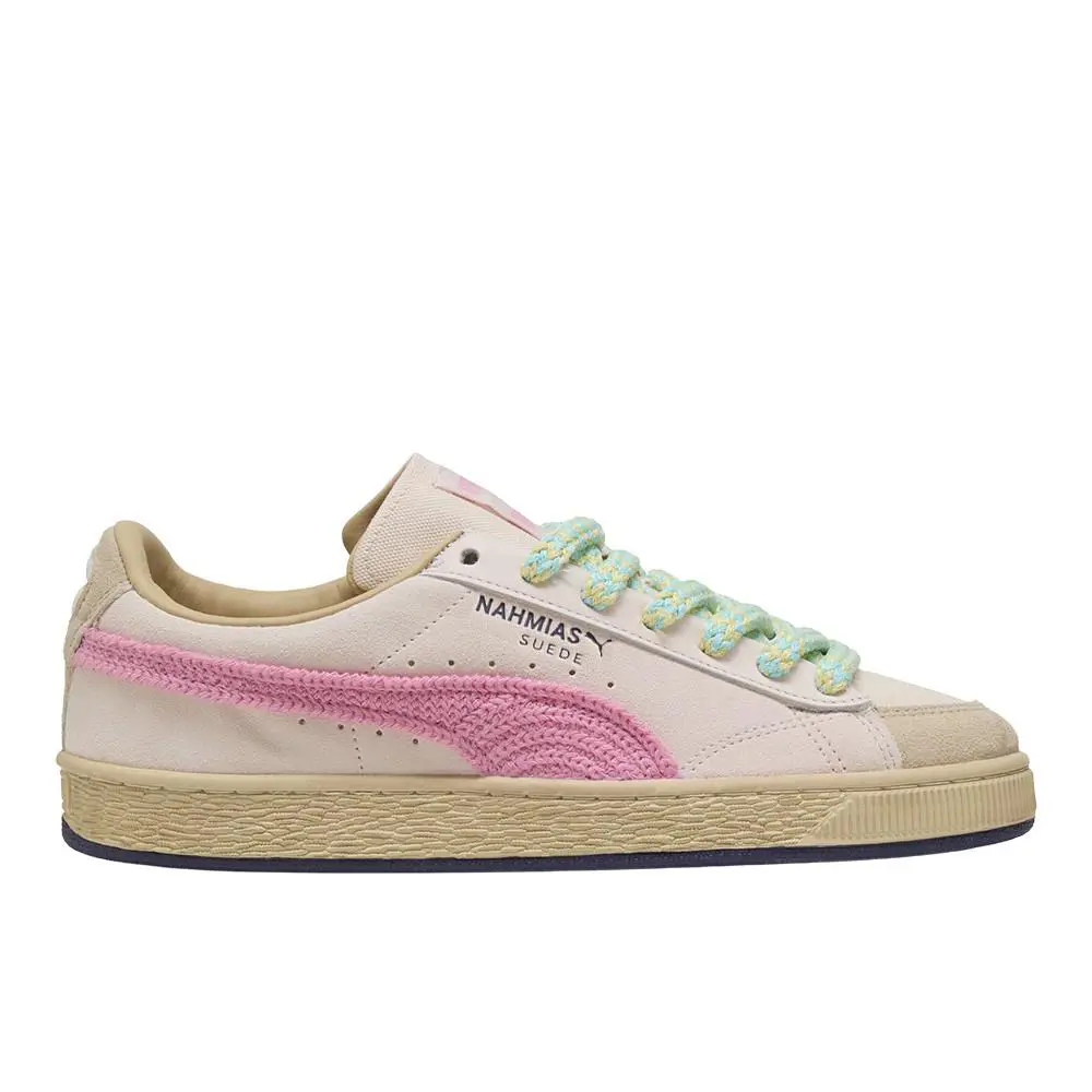 Puma shoes - PUMA Nahmias Suede Crochet Lace Up - 40702701 - Pink 7