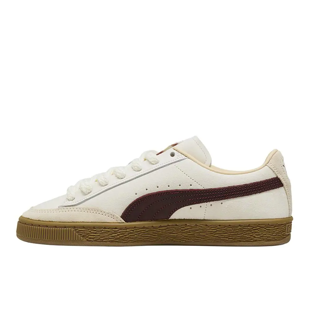 Puma shoes - PUMA Nahmias Suede Vintage Red Lace Up - 40702501 - White 1