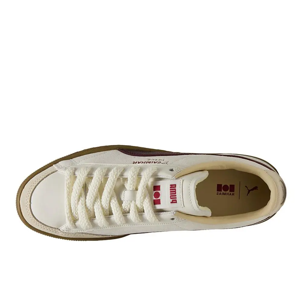 Puma shoes - PUMA Nahmias Suede Vintage Red Lace Up - 40702501 - White 2