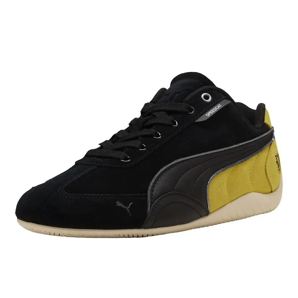 Puma shoes - PUMA Scuderia Ferrari Speedcat Lace Up - 30912501 - Black, Yellow 0