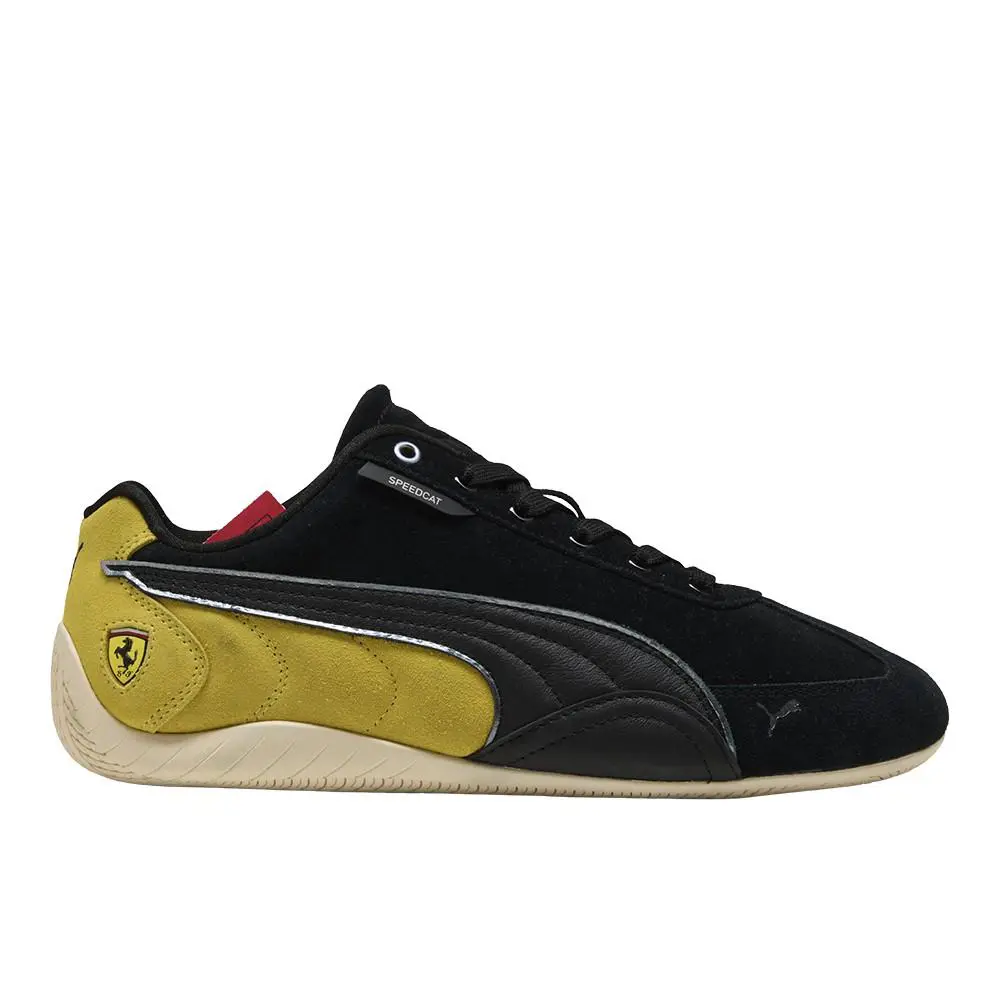Puma shoes - PUMA Scuderia Ferrari Speedcat Lace Up - 30912501 - Black, Yellow 7