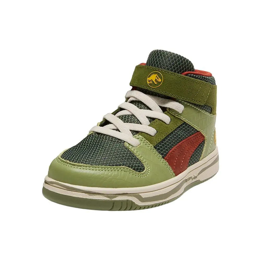 Puma shoes - PUMA Rebound Layup Sl Jurassic World Land High Top  Toddler - 40601601 - Green 0